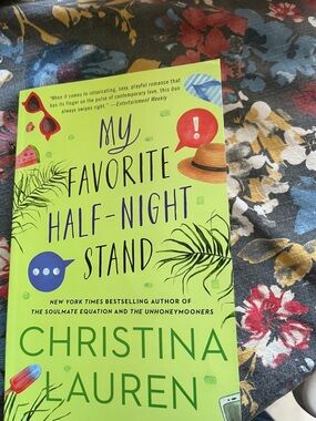 Christina My Favorite Half-Night Stand — Bright Lime Green Paperback